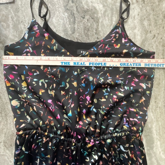 DKNY Women's Printed Drawstring waist Jumpsuit - Picture 7 of 10